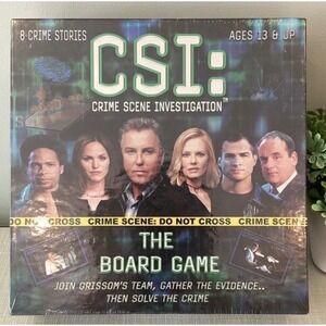 CSI Crime Scene Investigation The Board Game 2004 Brand New Sealed